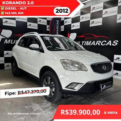 SSANGYONG KORANDO 2.0 GLS 4X4 16V TURBO DIESEL 4P AUTOMÁTICO SSANGYONG KORANDO 2.0 GLS 4X4 16V TURBO DIESEL 4P AUTOMÁTICO